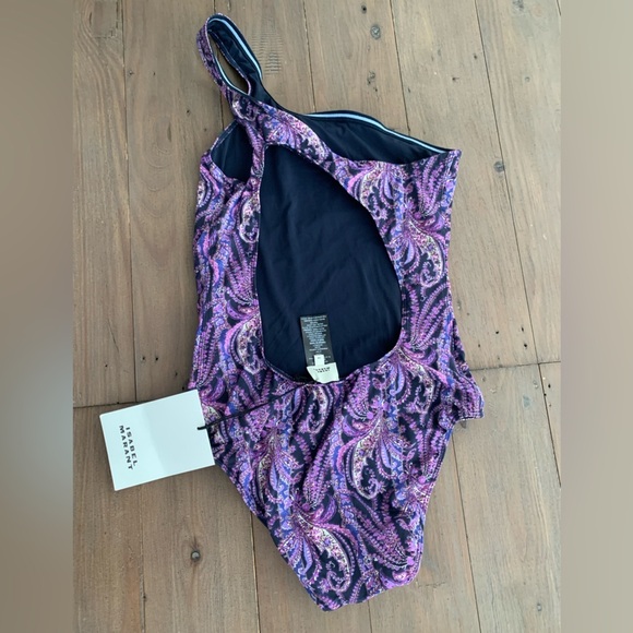 Isabel Marant Sage swimsuit faded night purple NWT - Picture 6 of 9